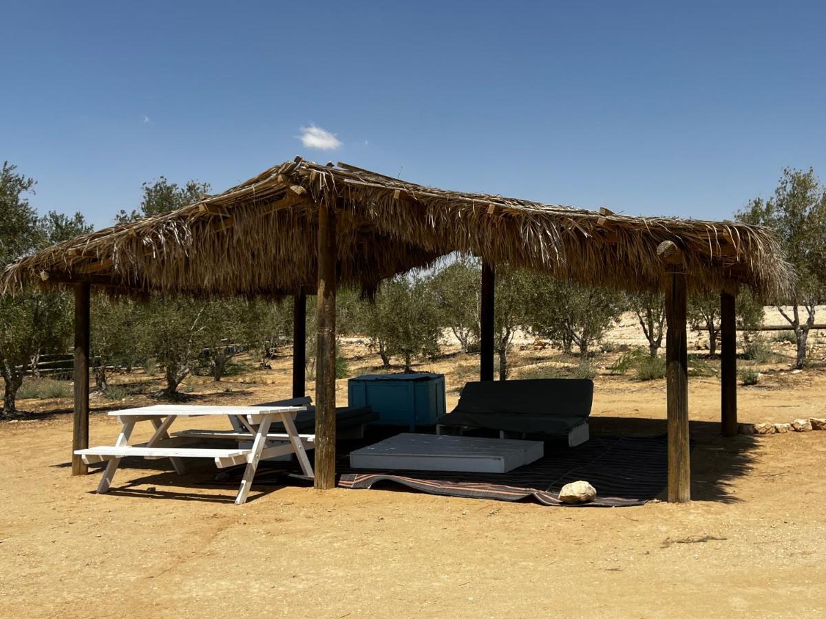 צימראוון בחוות זית המדבר Sde Boker Bagian luar foto